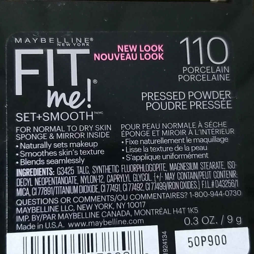 4/25 bundle item. Maybelline Fit Me Powder in Porcelain